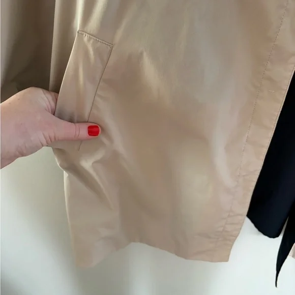 Trench Coat Shell Jacket - Picture 2 of 4